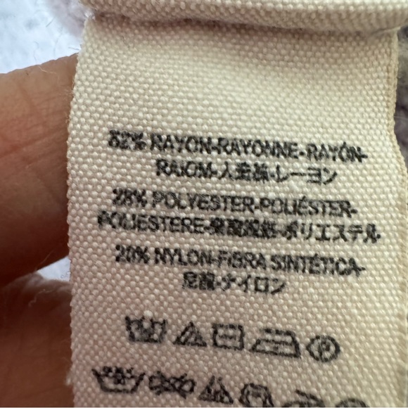 Free People feminine whimsical whimsy Lavender turtleneck Sweater - Picture 6 of 6